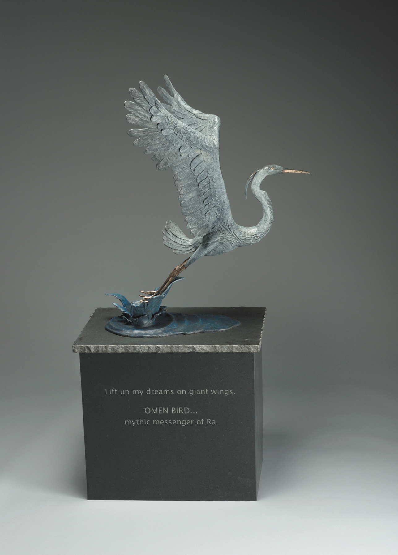 "Omen Bird," 64"h x 29"w x 33"d