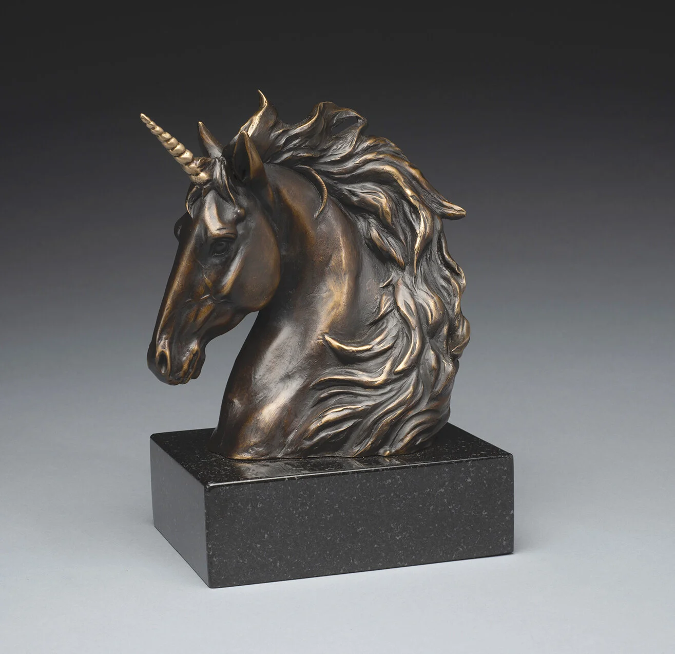 "Unicorn, " 10” x 10” x 3”