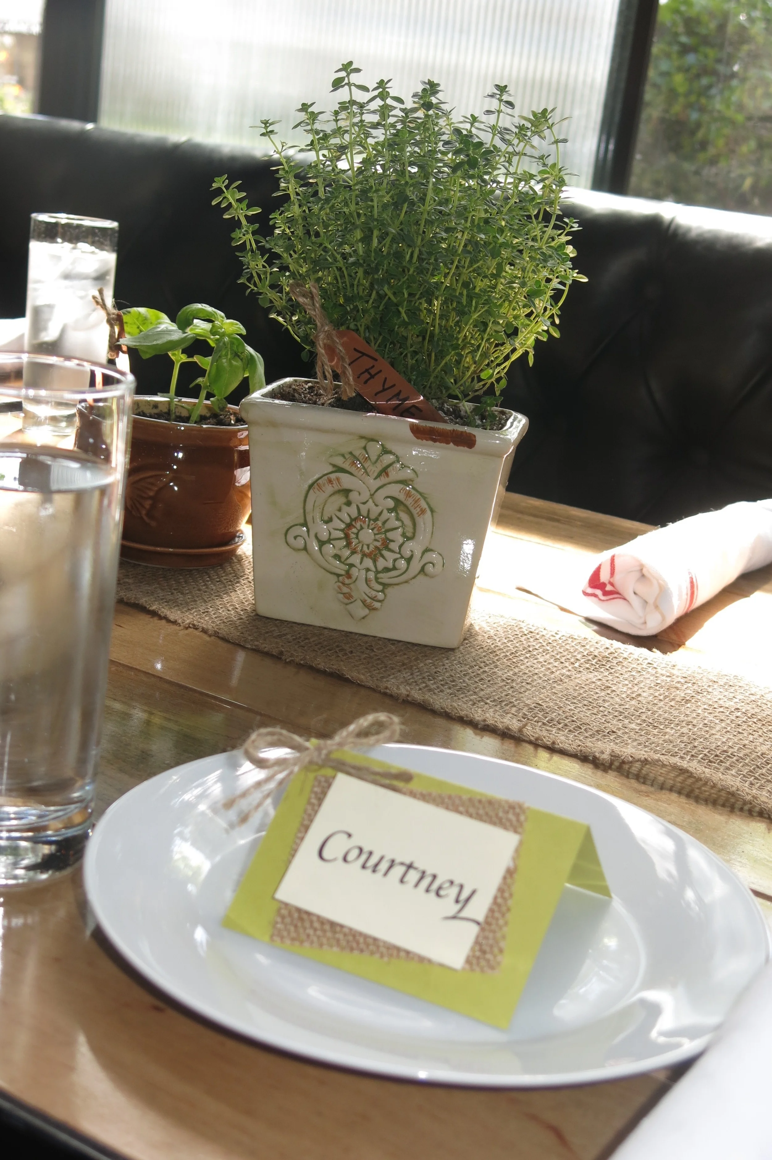 Bridal shower seating cards