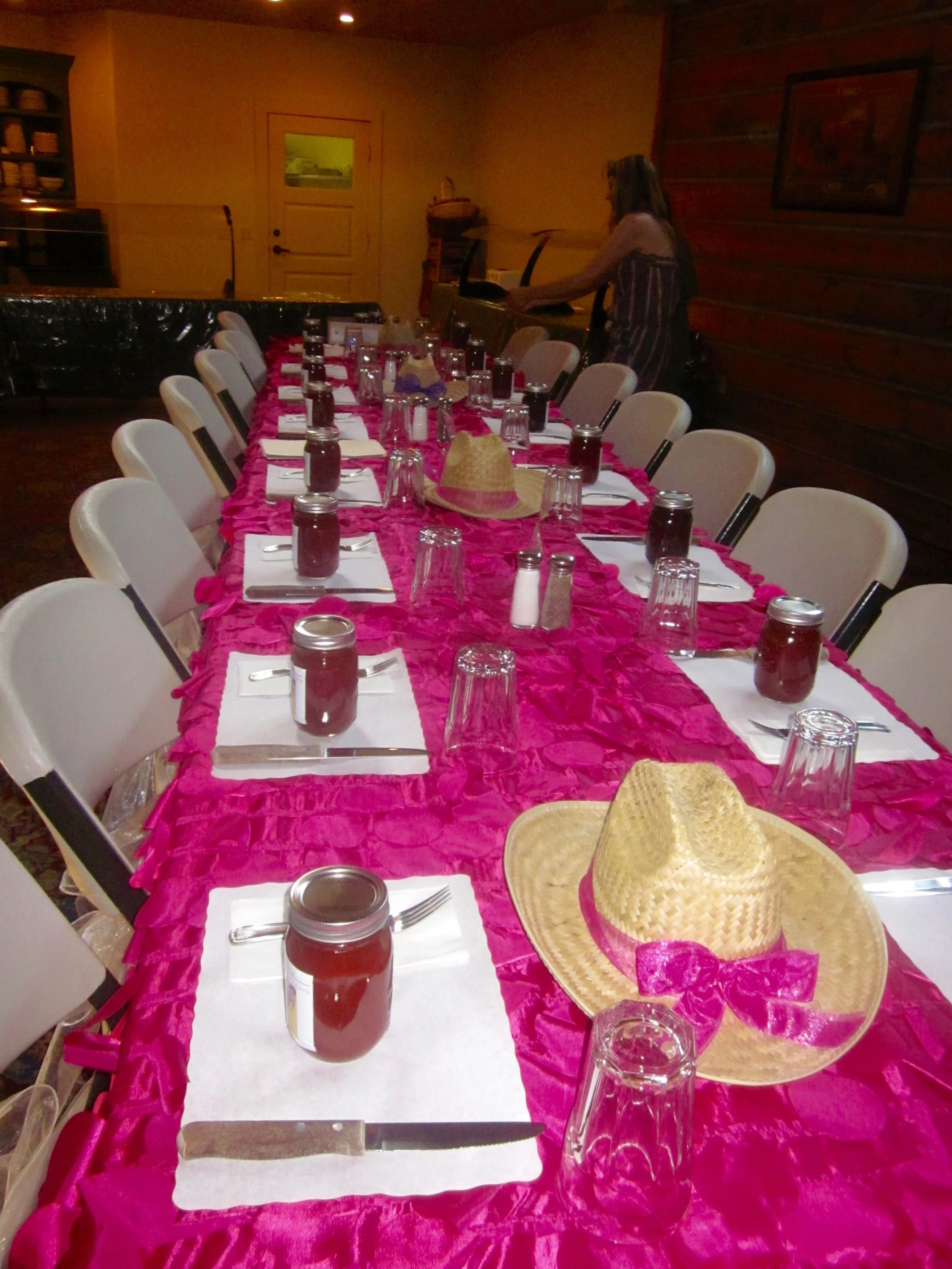 Bachelorette party dinner