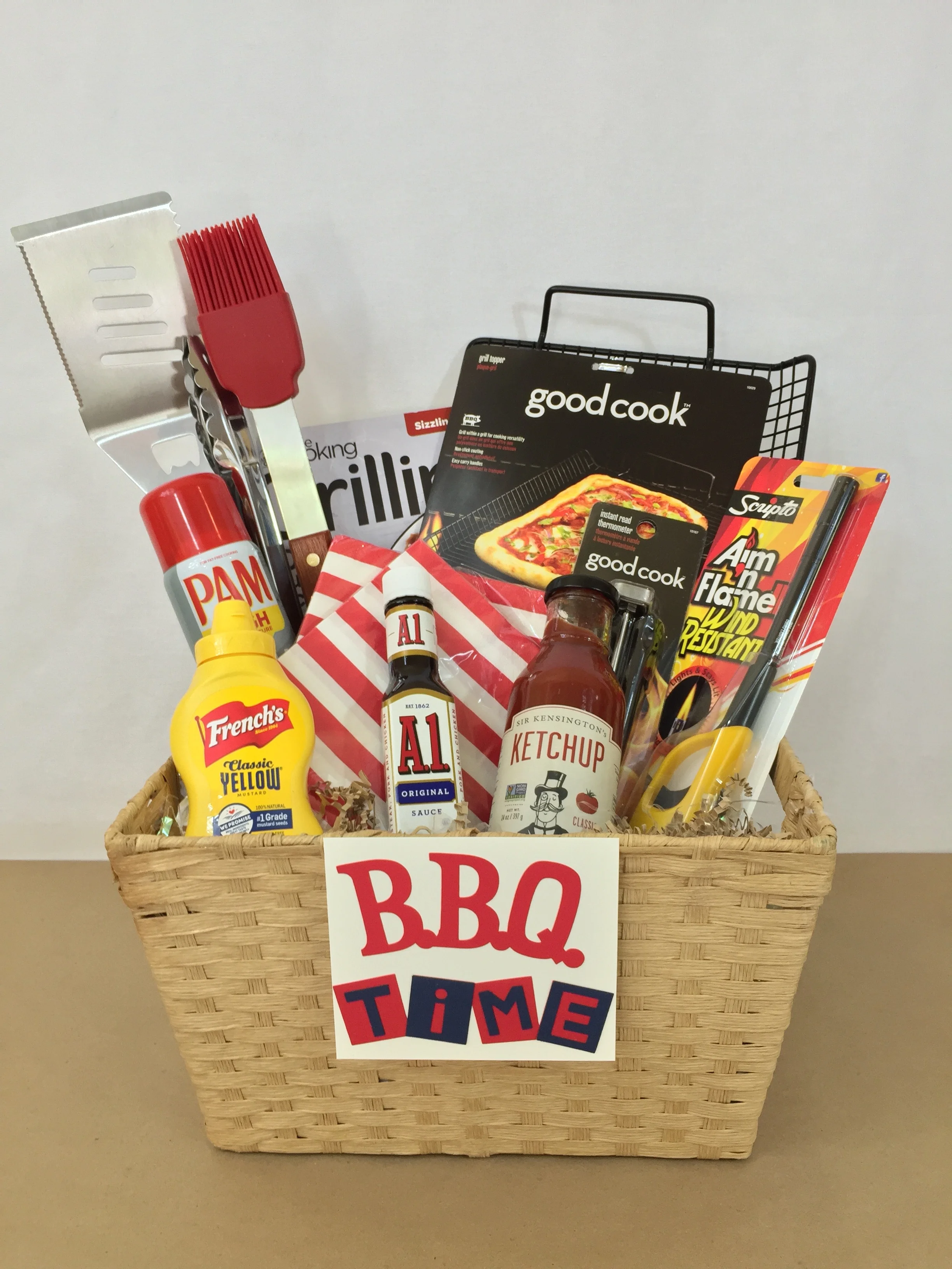 BBQ themed gift basket - Great for a house warming gift! 