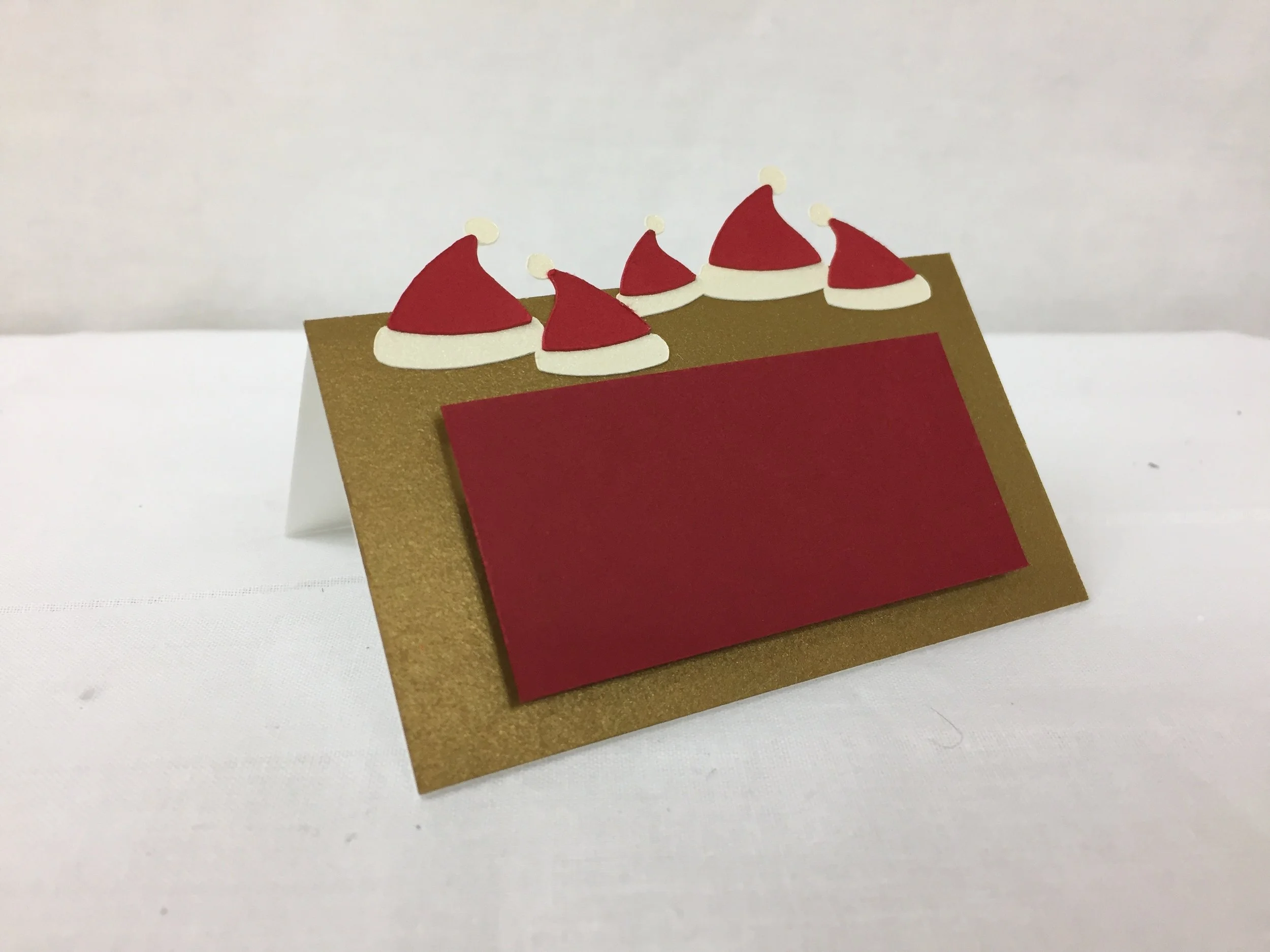 Santa Hat Seating Cards