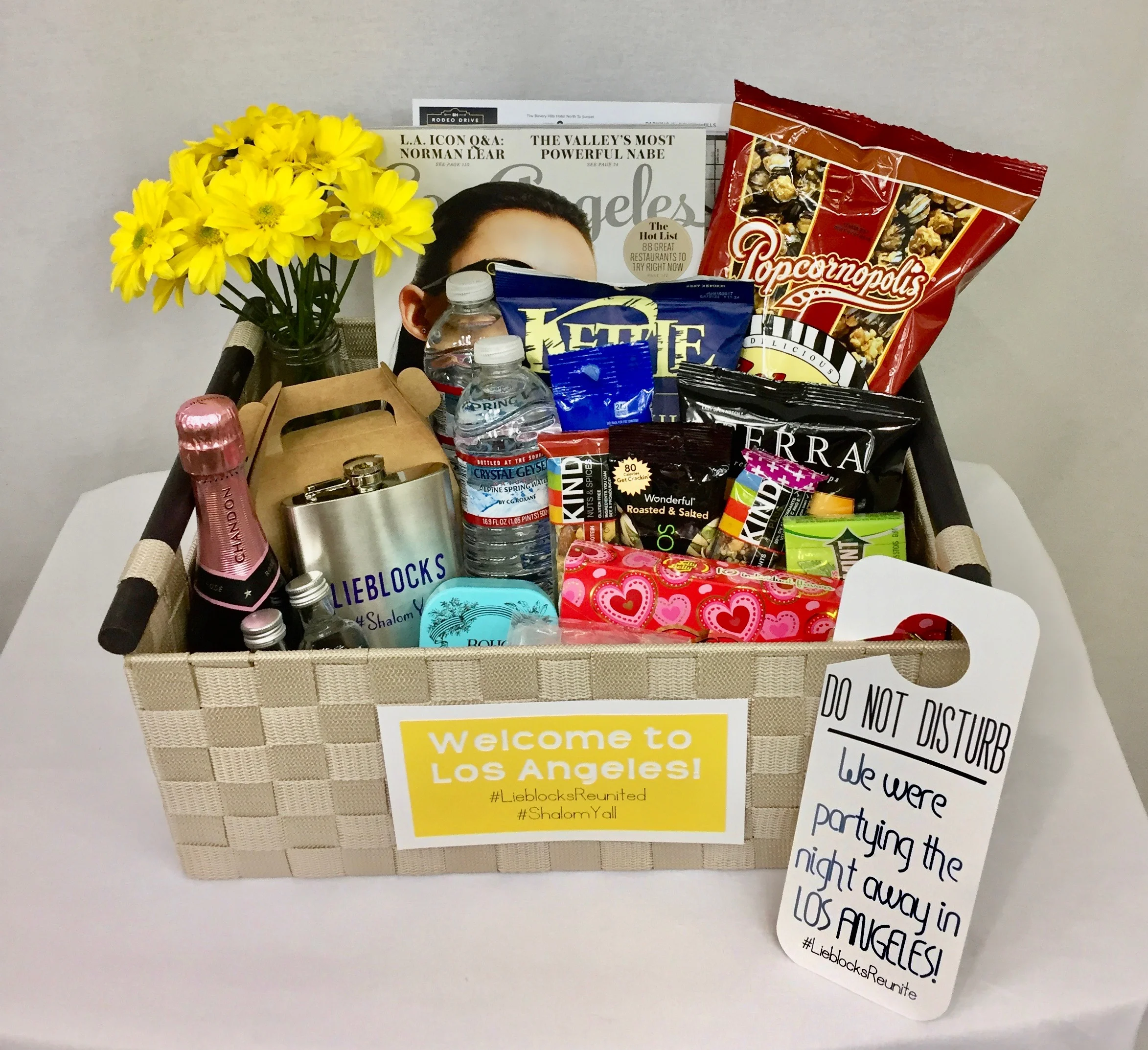 Custom Los Angeles Welcome Basket