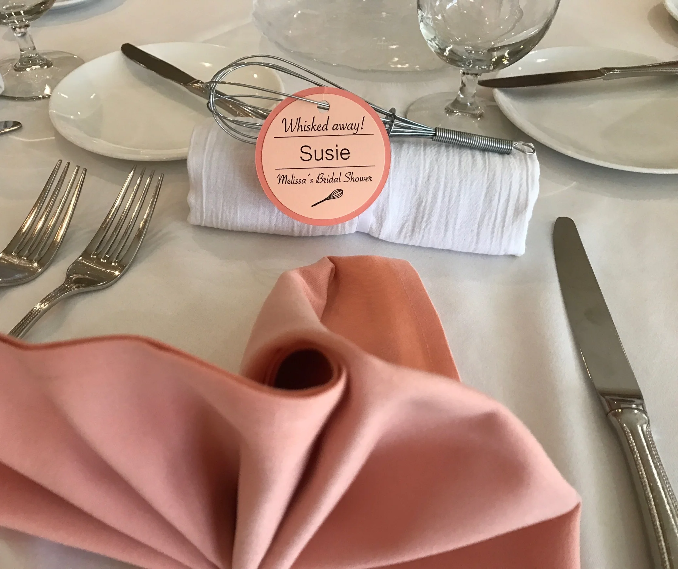 Whisked Away Seating Card/Favor