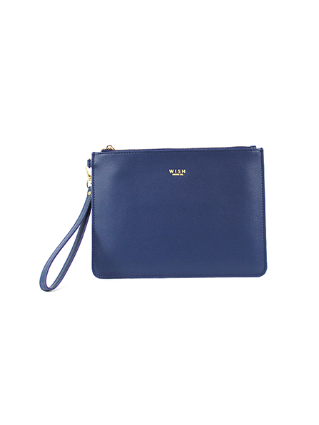 Navy Wristlet