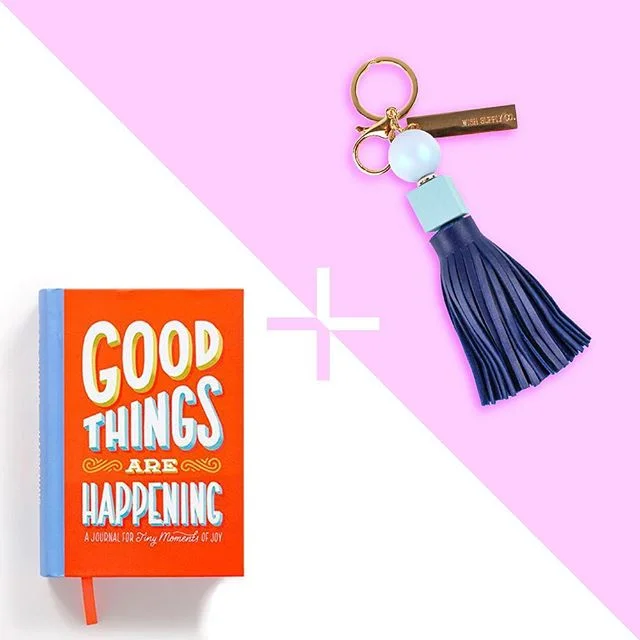 It&rsquo;s a Keychain Party!! 🎉 🎉 When you purchase the Gratitude Journal &ldquo;Good Things Are Happening&rdquo; you get a free keychain! ✨💫 Use code KEYCHAIN at checkout and we&rsquo;ll email you to select the color of your FREE keychain! Today 