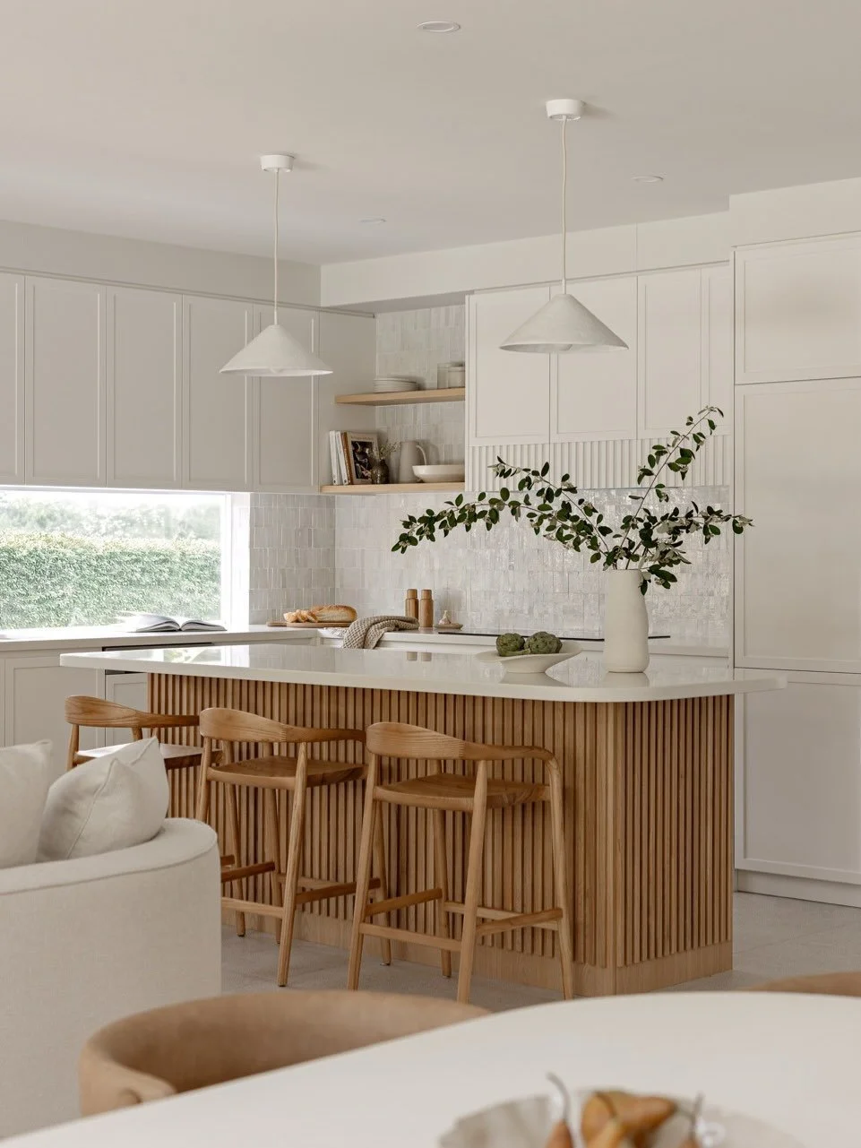 Introducing one of newest projects, Loftus! Our favourite feature of this gorgeous kitchen is the way we have wrapped the floor tiles around the island. It&rsquo;s so practical, the hard wearing tiles will easily withstand the hustle and bustle of a 
