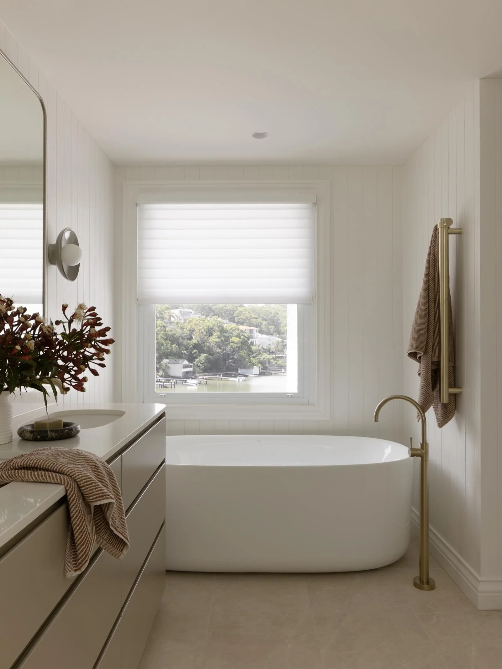 When clients ask me if it&rsquo;s worth adding a skylight to a bathroom, the answer is always YES! Bang for buck is high. You can&rsquo;t put a price on natural light, it can elevate almost any space. The ensuite at our Oatley project has the most gl