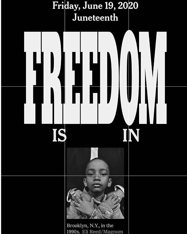 &ldquo;Freedom is in The Claiming.&rdquo; No one is truly free while others remain oppressed. #juneteenth @nytimes