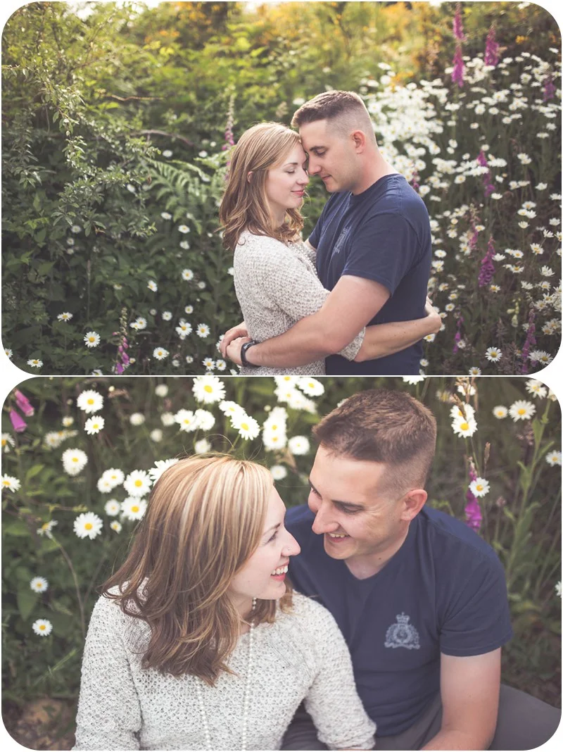 romantic qualicum beach photographer, romantic vancouver island engagement photographer, whimsical photography bc, spider lake portrait sessions, wildflowers portrait sessions