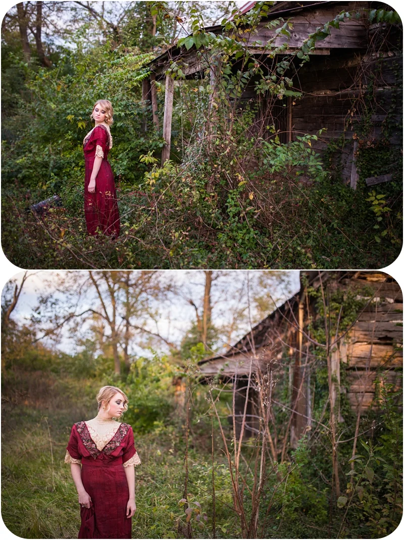abandoned house, abandoned house photoshoot, vintage bridal session, edwardian gown, bridal portraits, unique bridal portraits, overgrown house, styled bridal shoot, abandoned places, lexington kentucky, abandoned house lexington kentucky, smokey eye makeup, photo creatives, destination photographer, worldwide photographer, nanaimo bc photographer, vancouver island portrait photographer, victoria bc, nanaimo, comox, tofino