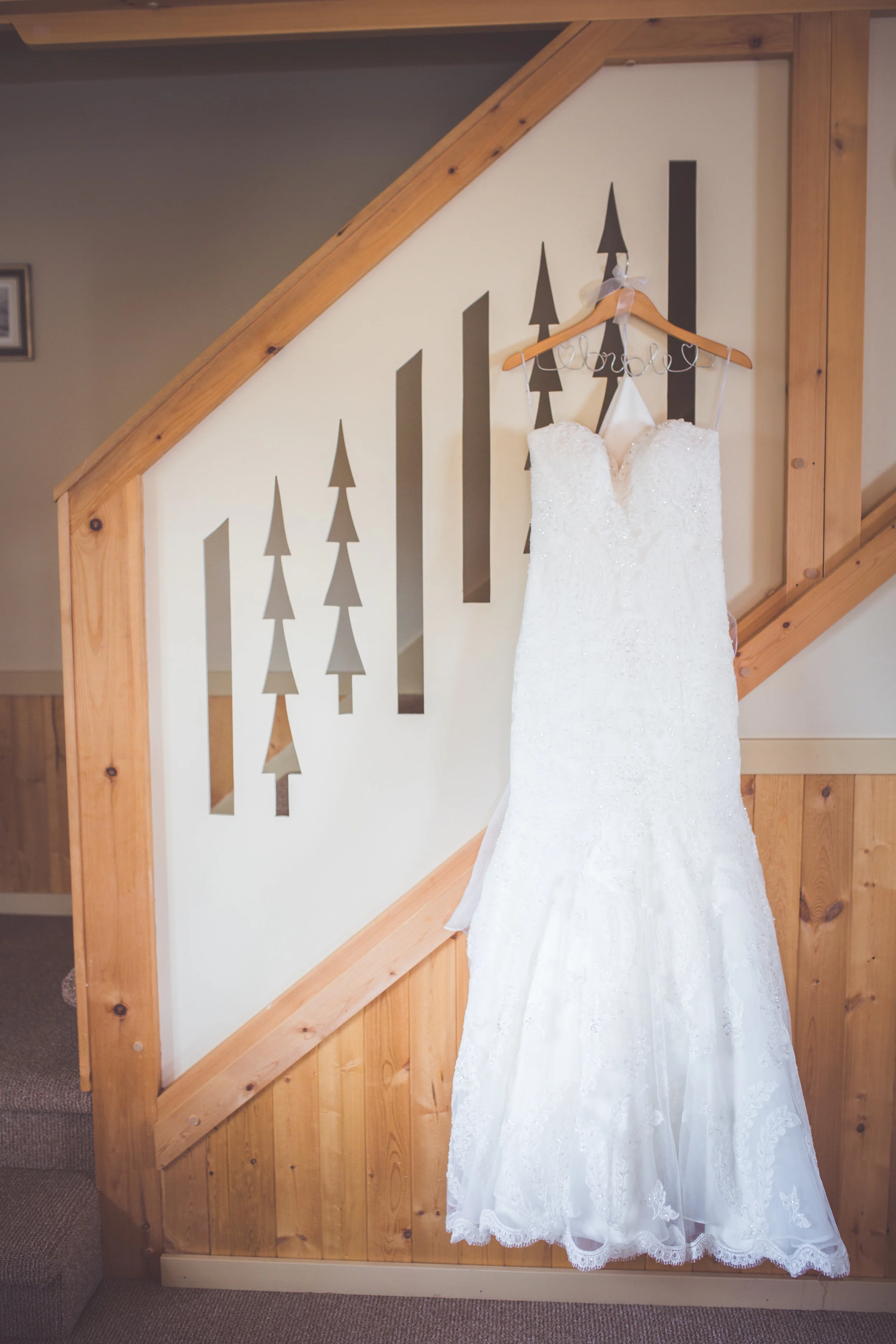 bridal gown details for mount washington resort wedding
