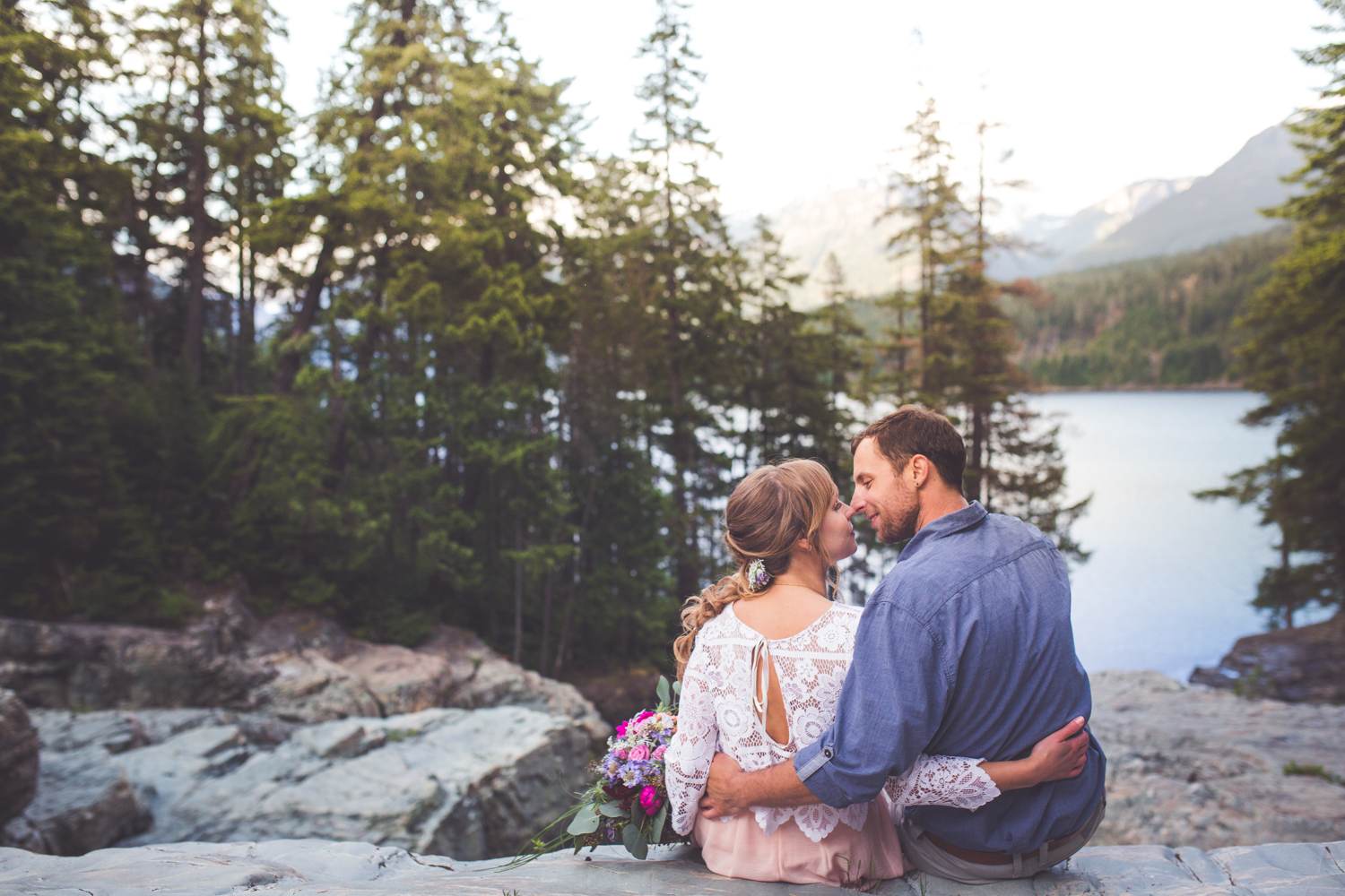 buttle lake strathcona park wedding photos