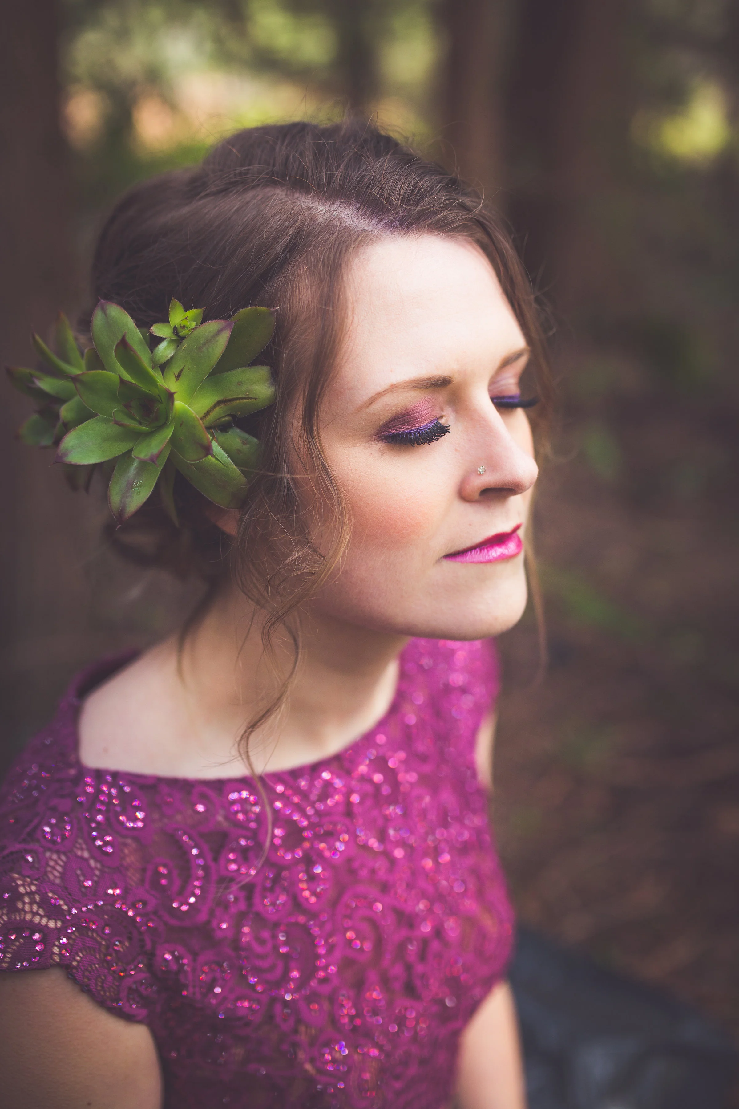 natural makeup for weddings Vancouver Island