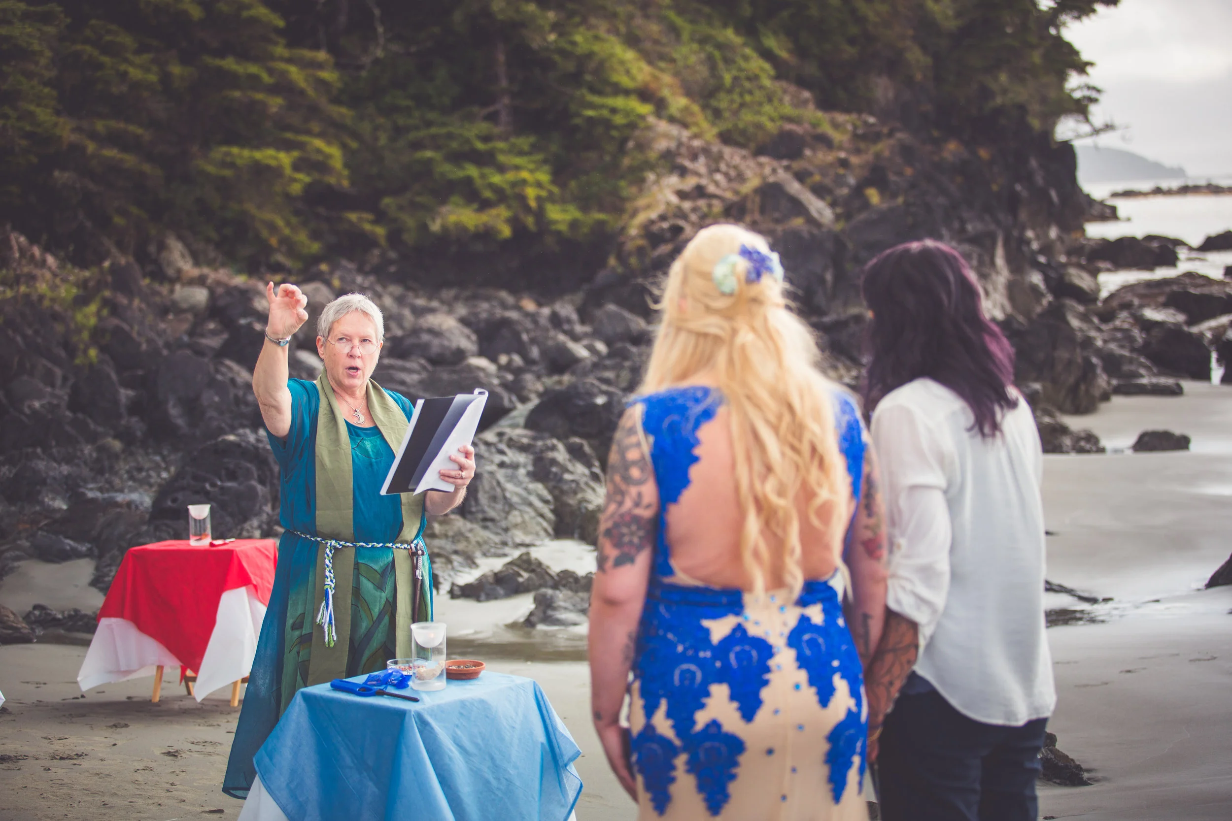 Intimate Wiccan Wedding Vancouver Island