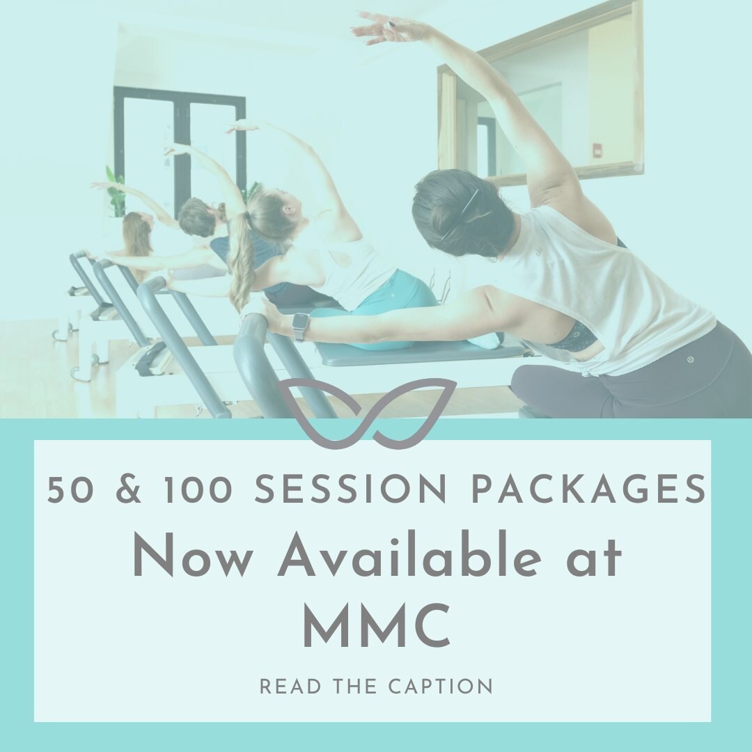 You asked and we listened.⁠
⁠
You may know that we have NEVER offered large packages in the past, but as an extra special Small Business Saturday treat, we now officially offer 50 &amp; 100 session packages for both group classes and private sessions