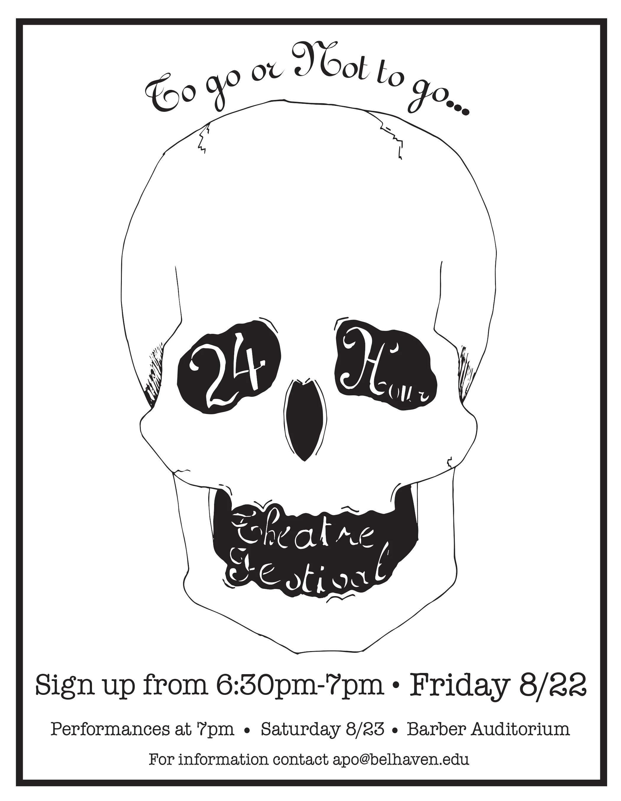 Theatre Festival Flyer