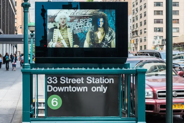  YouTube/Epic Rap Battles video digital OOH display 