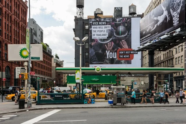  OOH Billboard for YouTube/Vice on Lafayette &amp; Houston 