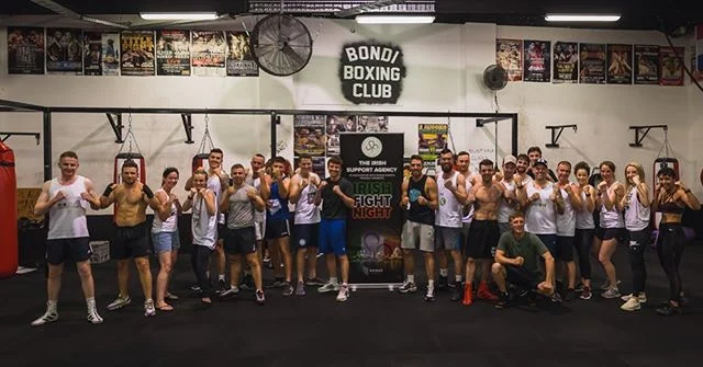 So over the past few weeks these brave lads and ladies have trained hard and have given their all to their training and the Irish Support Agency. 
They have lost blood sweat and tears! We started with 25 boxers and have lost some heroes along the way due to injuries but regardless each and every one of you 25 have all come out legends in our eyes! 
As a charity and team we could not be more proud of you lot! Thanks for giving up so much over the past 3 months and we hope Fight Night is a memorable night for you all!

Cheers Lorcan Broderick for capturing these unforgettable moments we appreciate you!! Thanks to Bondi Boxing Club/MTK Sydney from the bottom of our hearts also. You certainly do make champions!! 🥊

Tomorrow is D Day for this lot! Stay tuned for the live feed and up dates 🇮🇪🥊🍀 #irishfightnight #irishsupportagency #bondiboxingclub