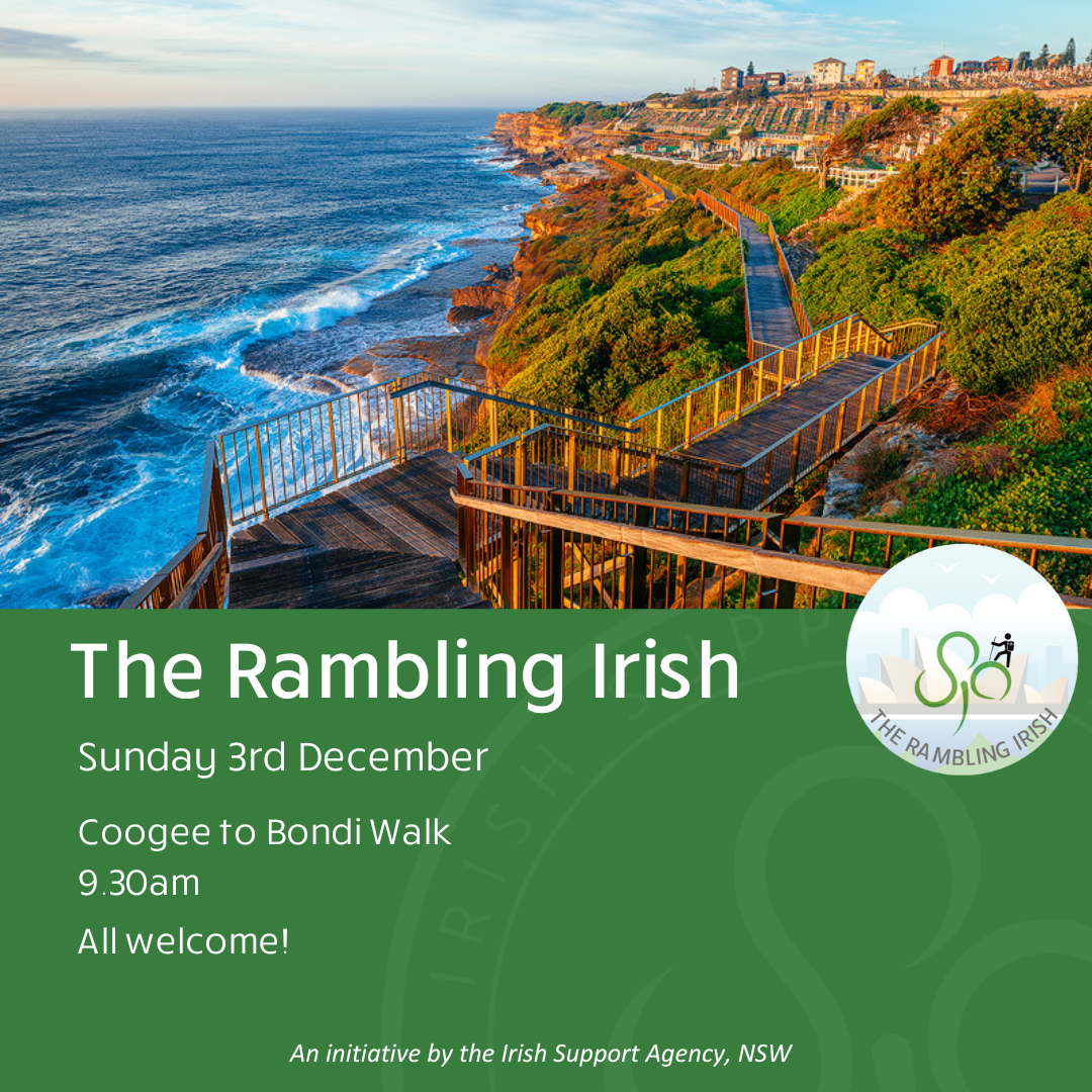 Rambling Irish Walk Coogee To Bondi Irish Support Agency NSW rambling-irish-walk-coogee-to-bondi-irish-support-agency-nsw