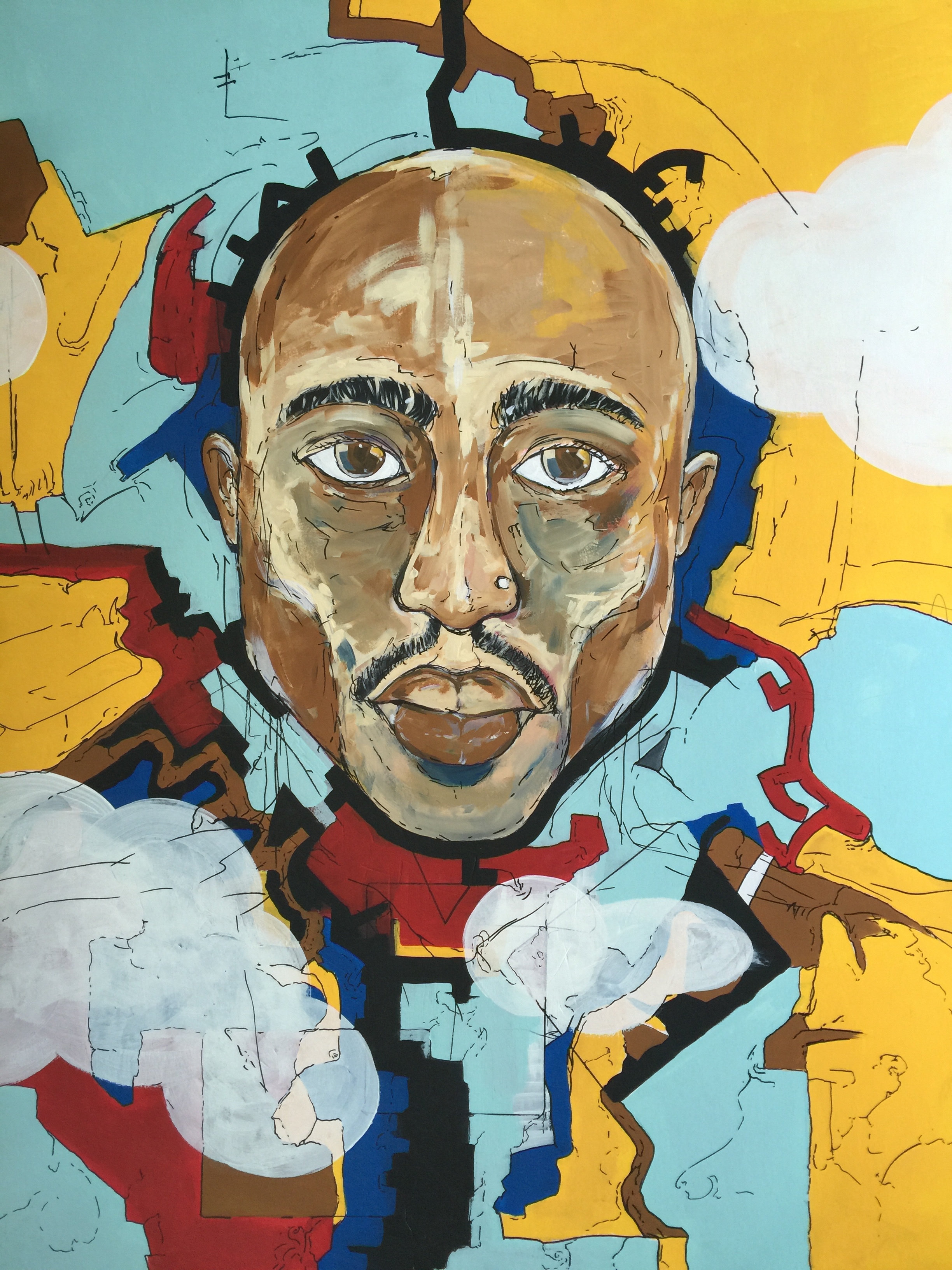 A Heaven for A G (portrait of Tupac)