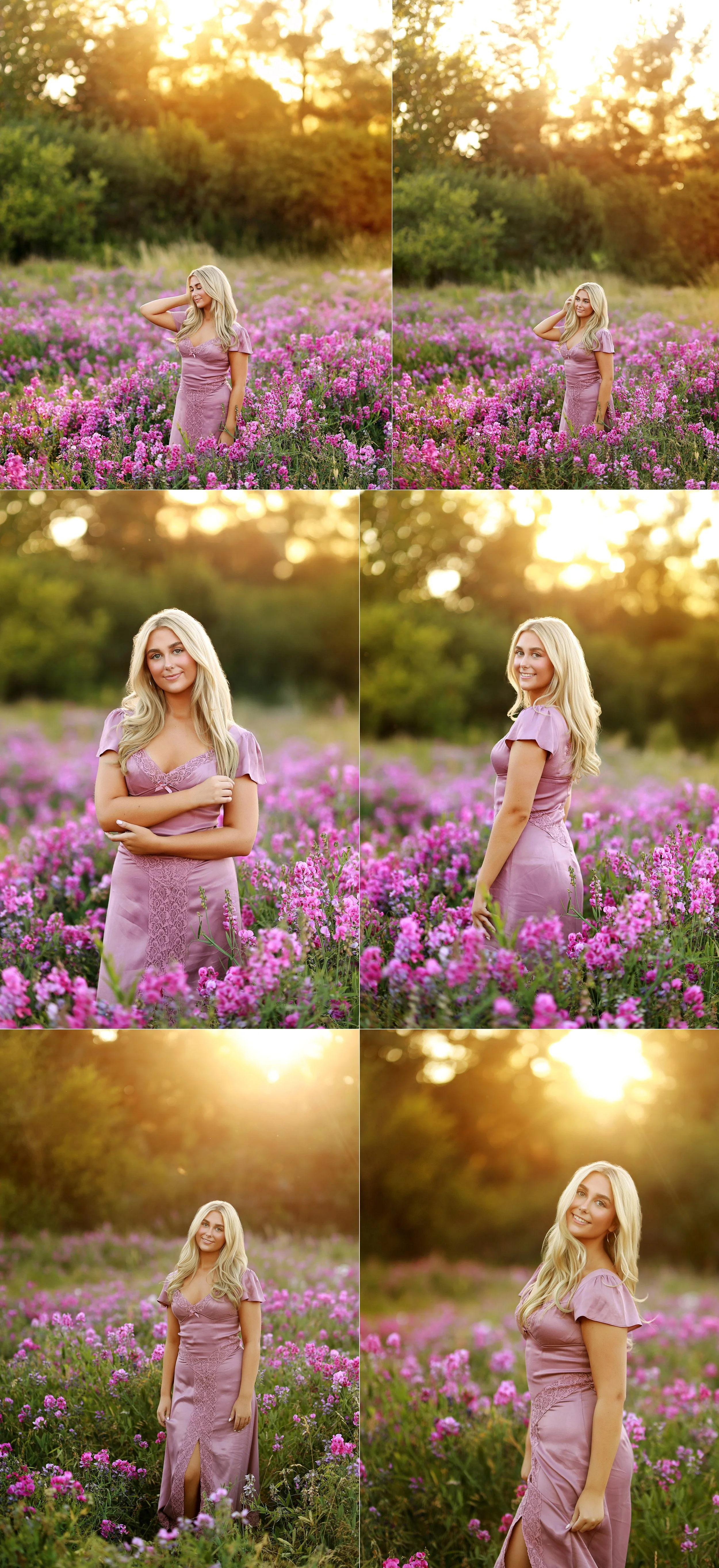 Oregon Senior Photos in Wildflowers