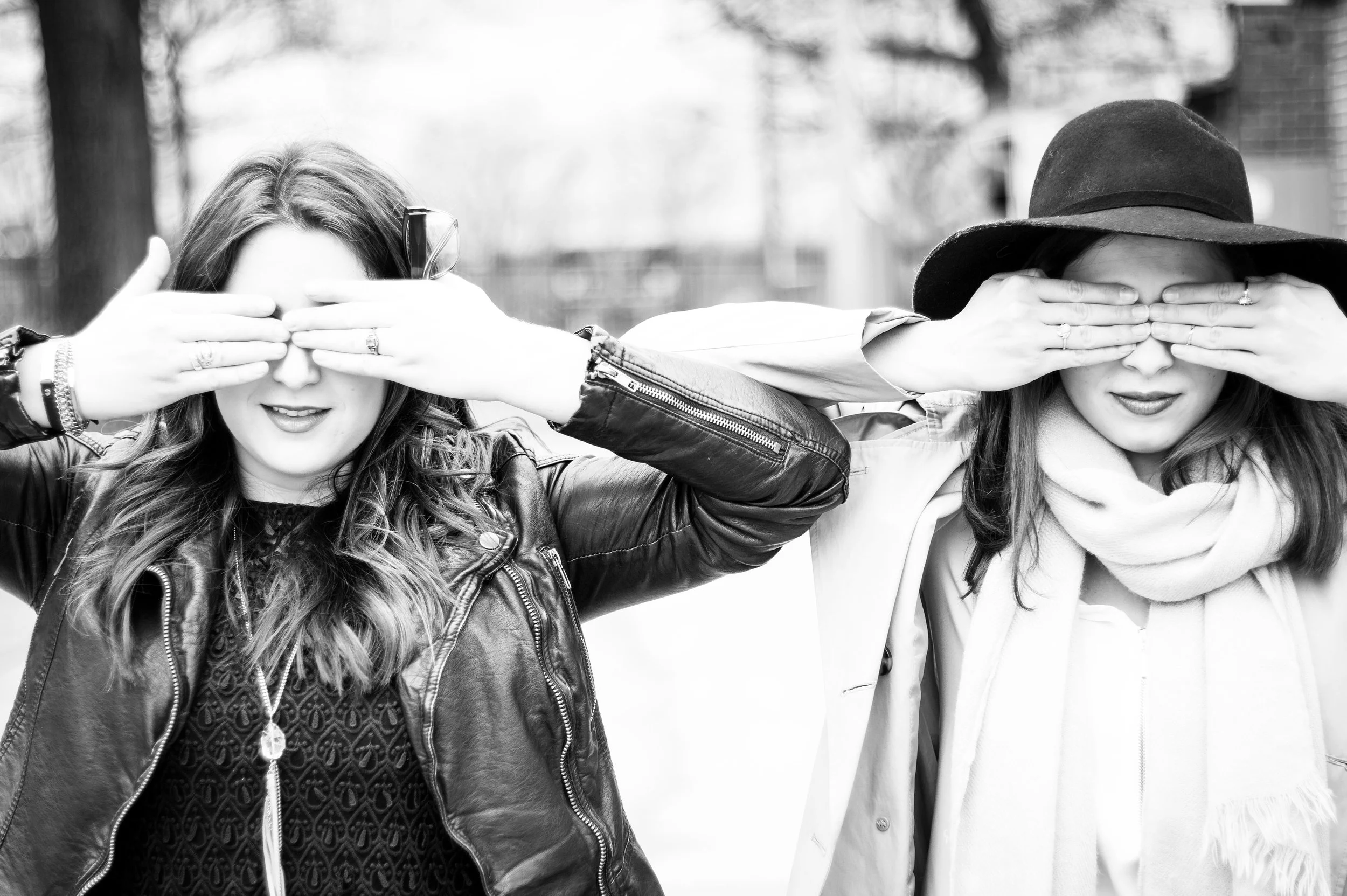 Having Fun - Channing (left) & Maria (right)