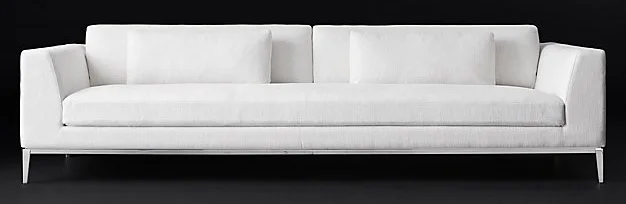 B. Designer-esque Sofa - Italia Taper Arm Sofa Manufacturer & Retail Representative: Restoration Hardware