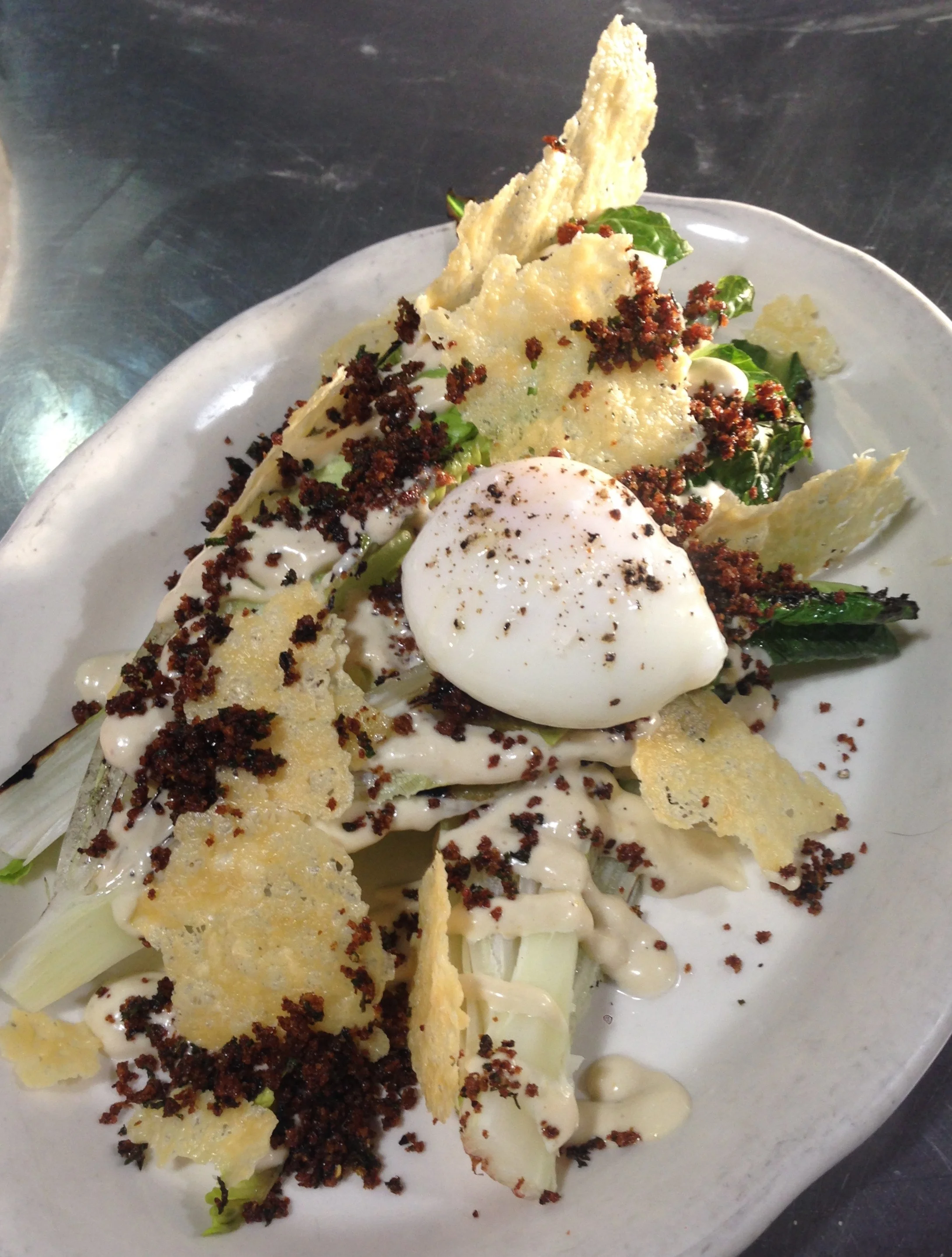 GRILLED CAESAR W/ EGG
