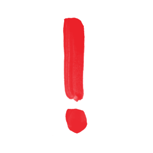 Illustration of a red exclamation mark