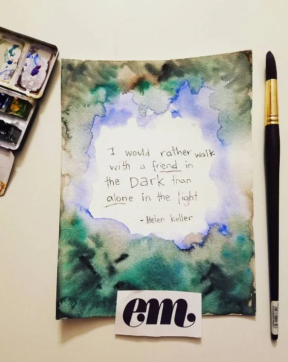 Above: Artwork by a Friend of Em on Instagram @dearem_nz