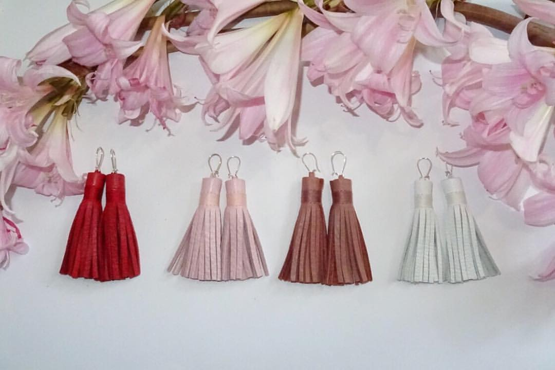 Tassel earrings in the latest Droplet collection