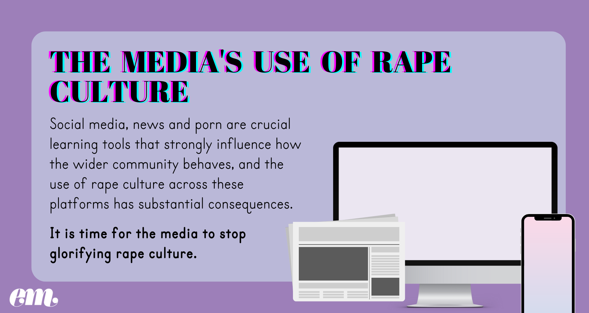 The medias use of rape culture