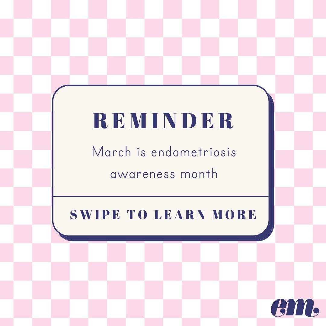 We know endometriosis doesn&rsquo;t get talked about enough. It affects around 1 in 10 people with uteruses, and yet it is still often ignored and misunderstood.

By learning more about endometriosis, and talking about it more often, we can all help 