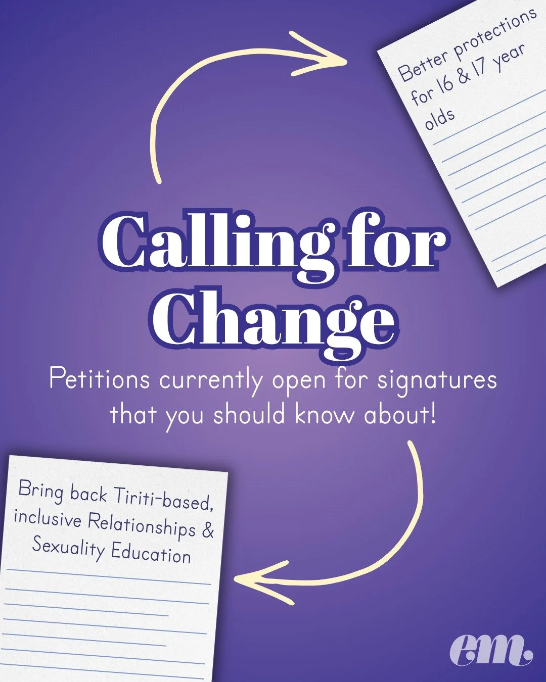 April is sexual assault awareness month, which then rolls into Rape Awareness Week at the start of May 📅 We are kicking off this season of awareness, kōrero, and action by highlighting calls for change to better educate, empower, and protect young p