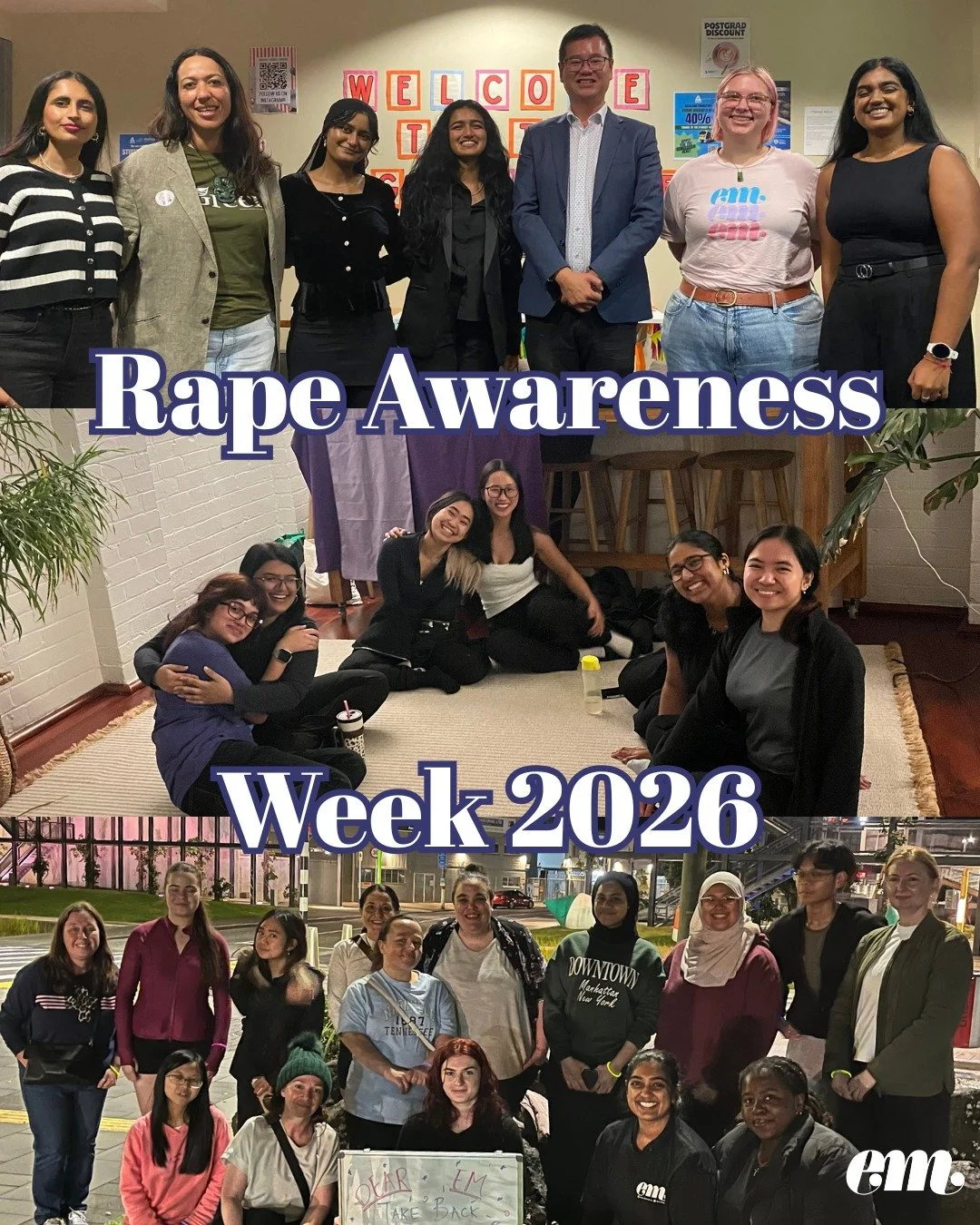What an incredible week 😍 Thank you to everyone who has got involved in Rape Awareness Week 2026!

Whether you came to an event, hosted your own, liked a post, learnt something new, had a chat, or got involved some other way, we are so grateful to e