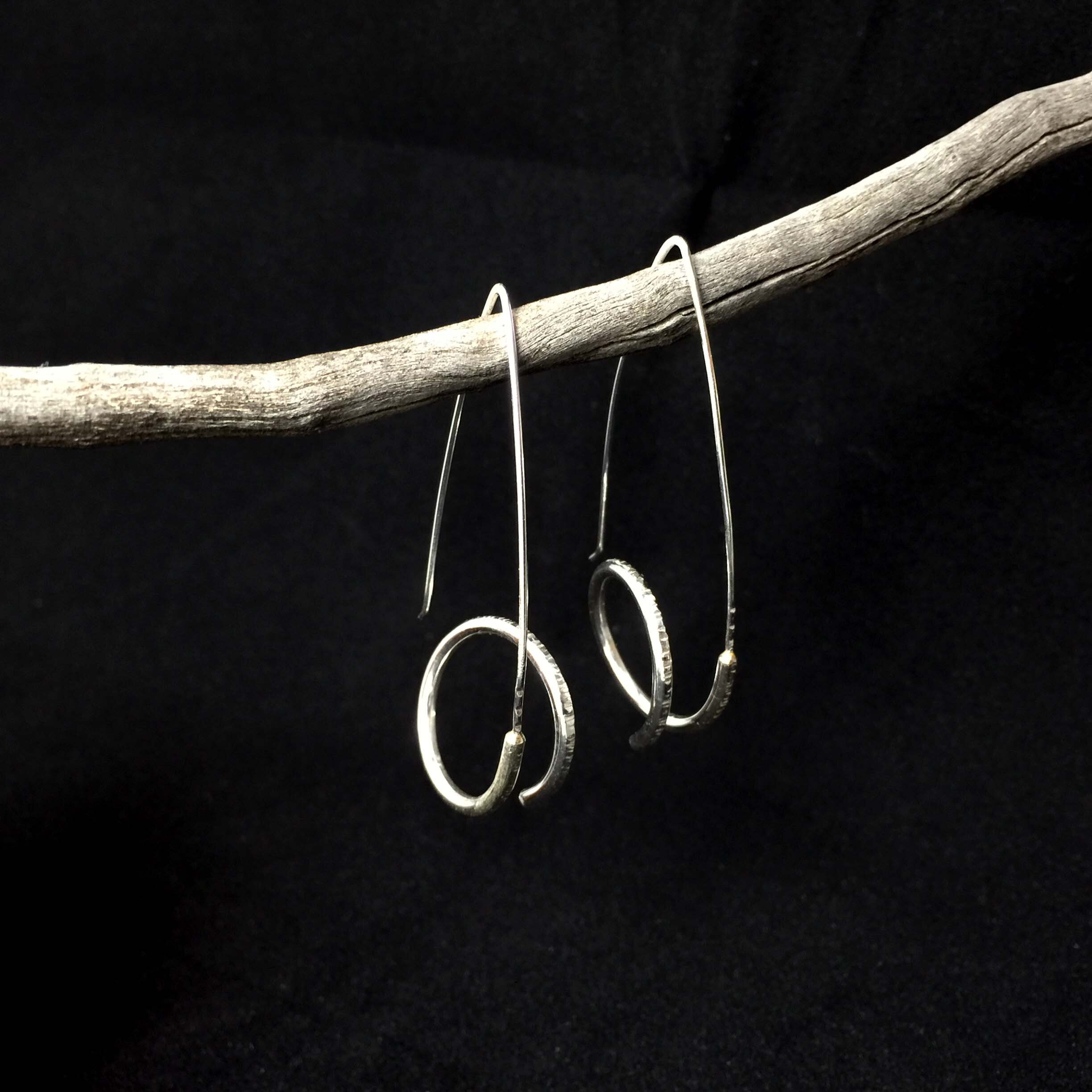 sterling silver rams horn hoops:earrings.jpg