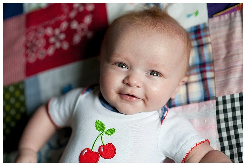 Miss Bridget 4 months old already! 