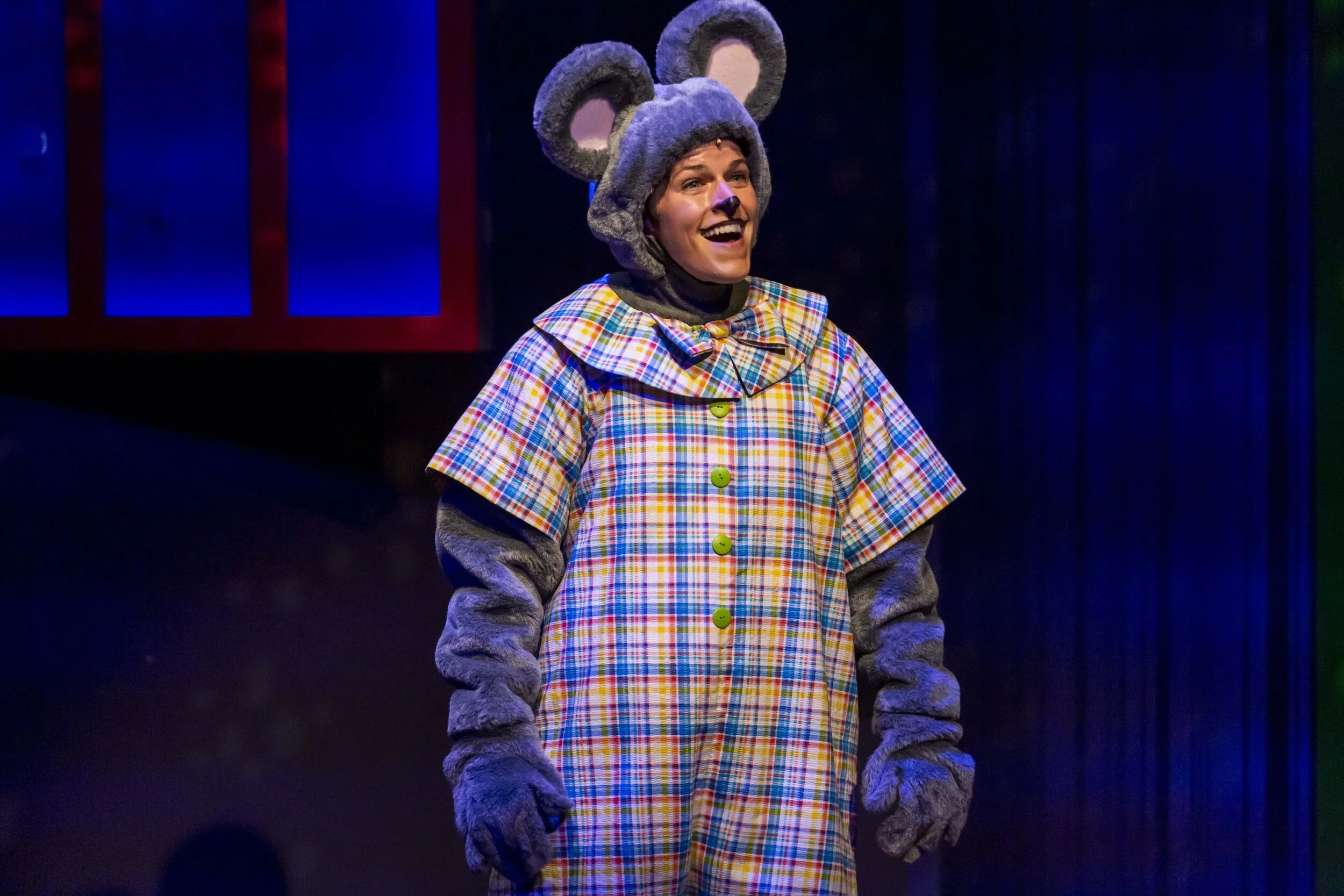 Susannah McLeod performs as "Mouse" in Goodnight Moon at Denver Center