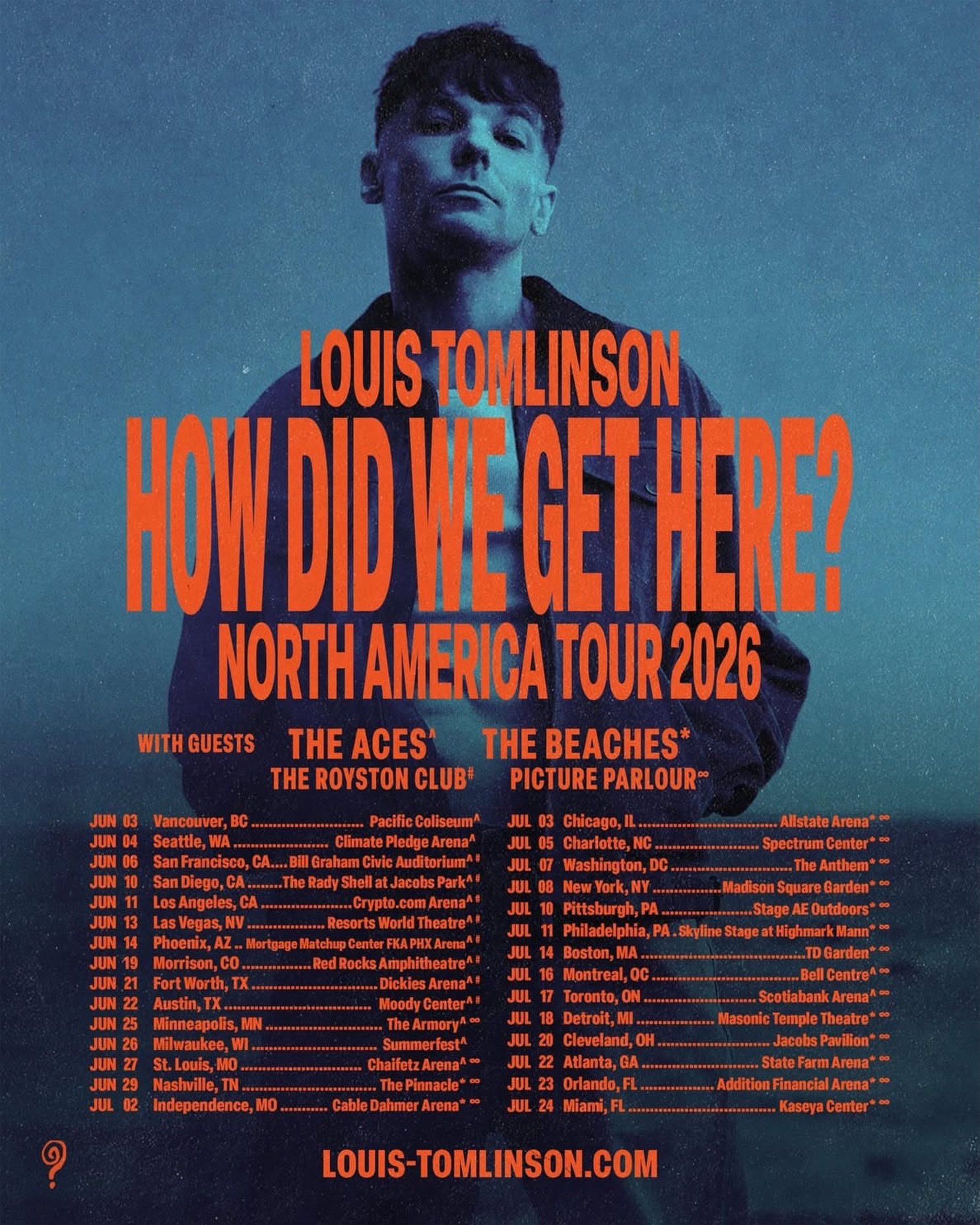 stoked to be going out with @theroystonclub_ boys on the @louist91 how did we get here tour for select dates.

.
.
.

#louistomlinson #theroystonclub #howdidwegetheretour #theaces #tourphoto