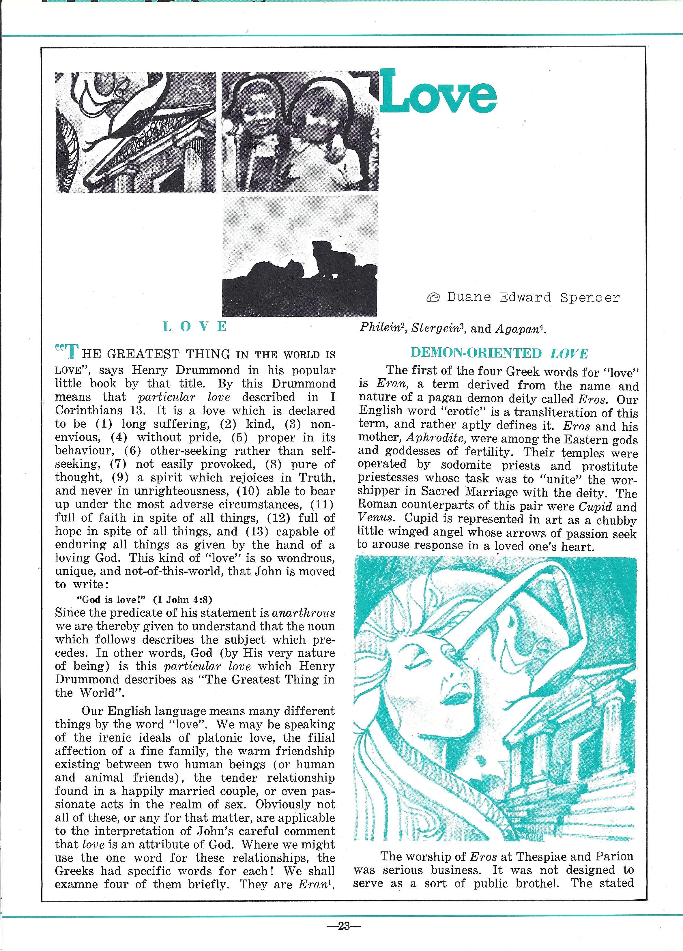 Key Word Study:  LOVE (transcript)