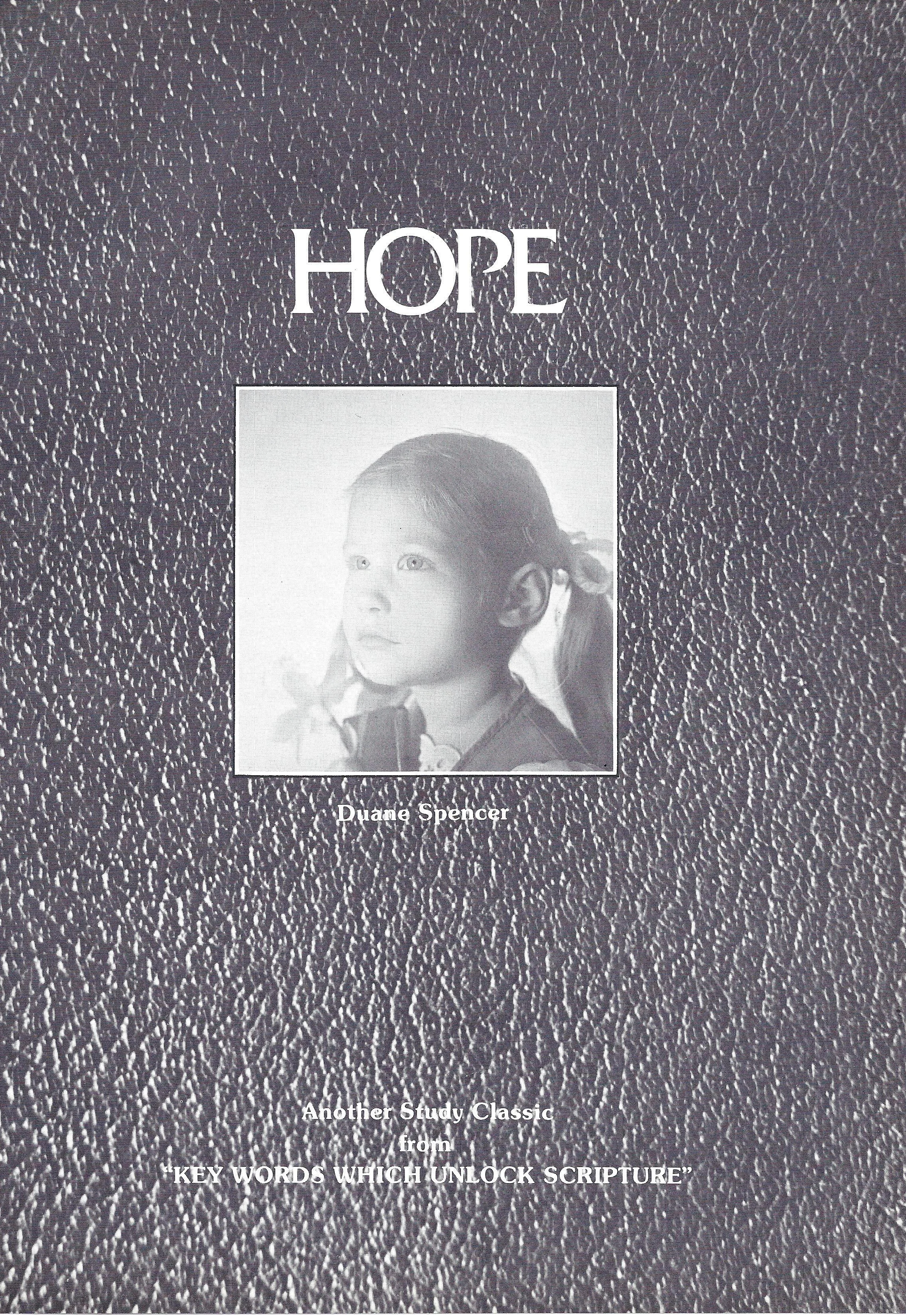 Key Word Study:  HOPE (transcript)