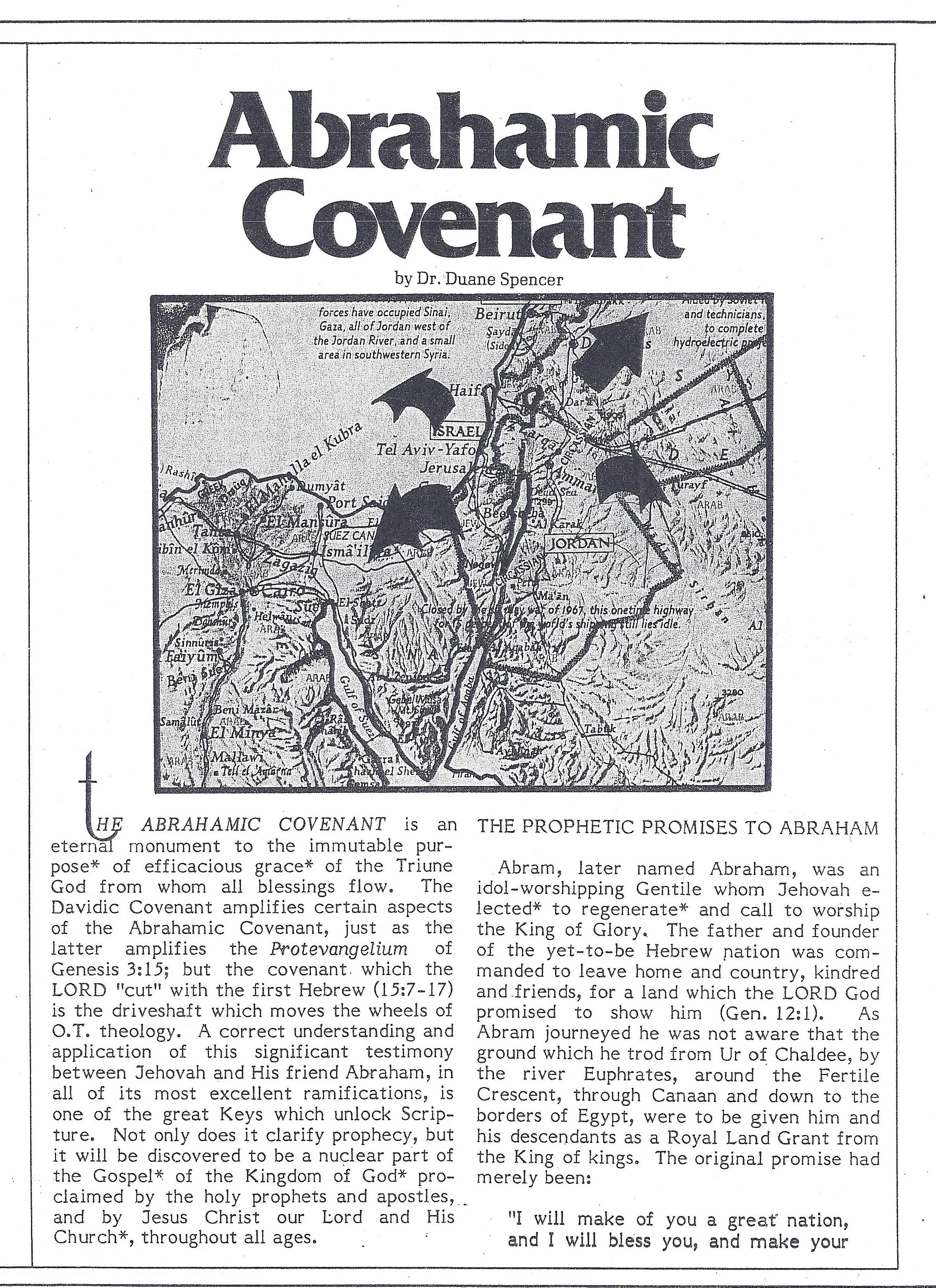 Key Word Study:  ABRAHAMIC COVENANT (transcript)