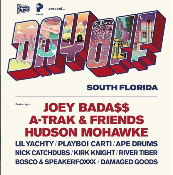 Girls in The Yard at Fools Gold Day Off Miami/South Florida