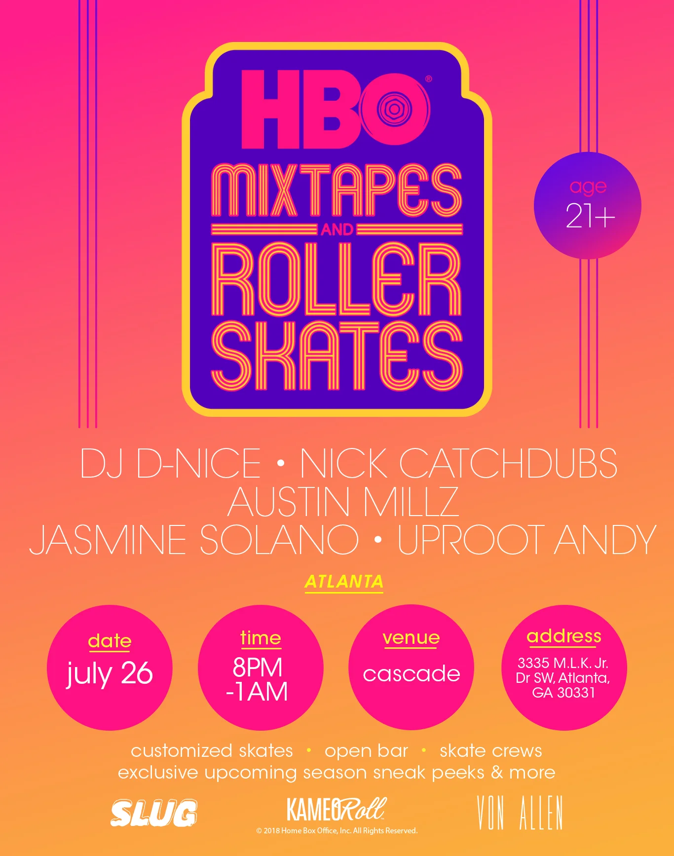 HBO Mixtapes + Roller Skates 2018