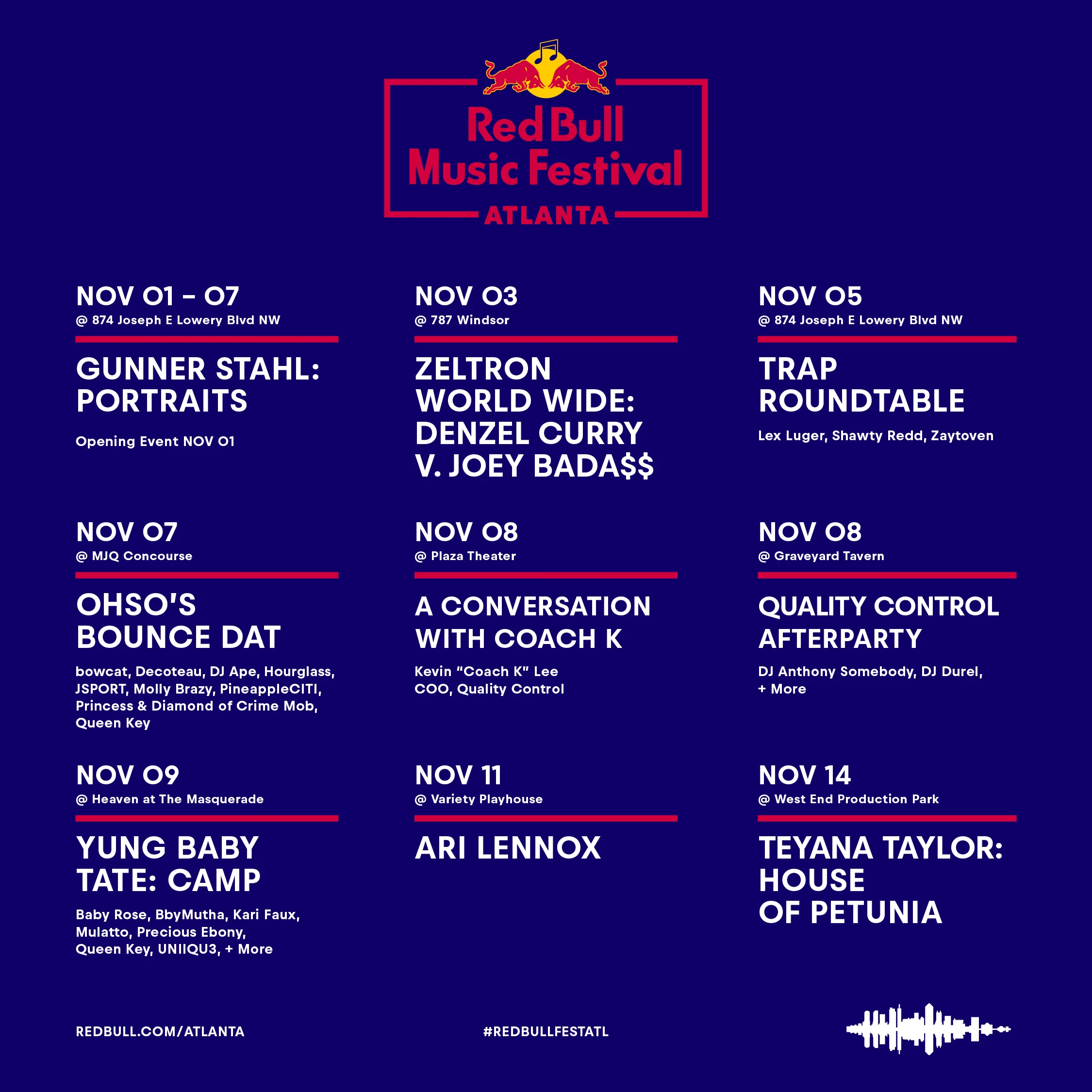Red Bull Music Festival Atlanta 2019 