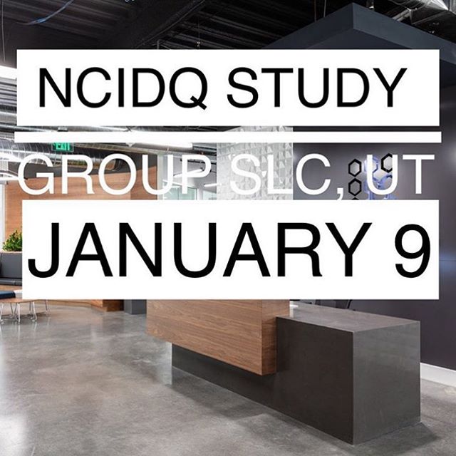 Reposting from @iidaintermountain 📣 RSVP to our #NCIDQ study group kicking off tomorrow in #SLC! If you&rsquo;re an Interior Designer and curious about further professional opportunities by passing the NCIDQ exam, stop by and meet with design profes