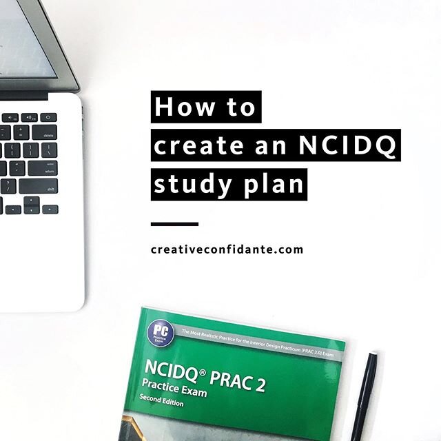 New blog post 📝 One of the most important ways to ensure success on the #NCIDQ, is to create a study plan and stick with it. With work, family, friends, and time to yourself, it&rsquo;s easy to feel overwhelmed about the thought of adding several ho