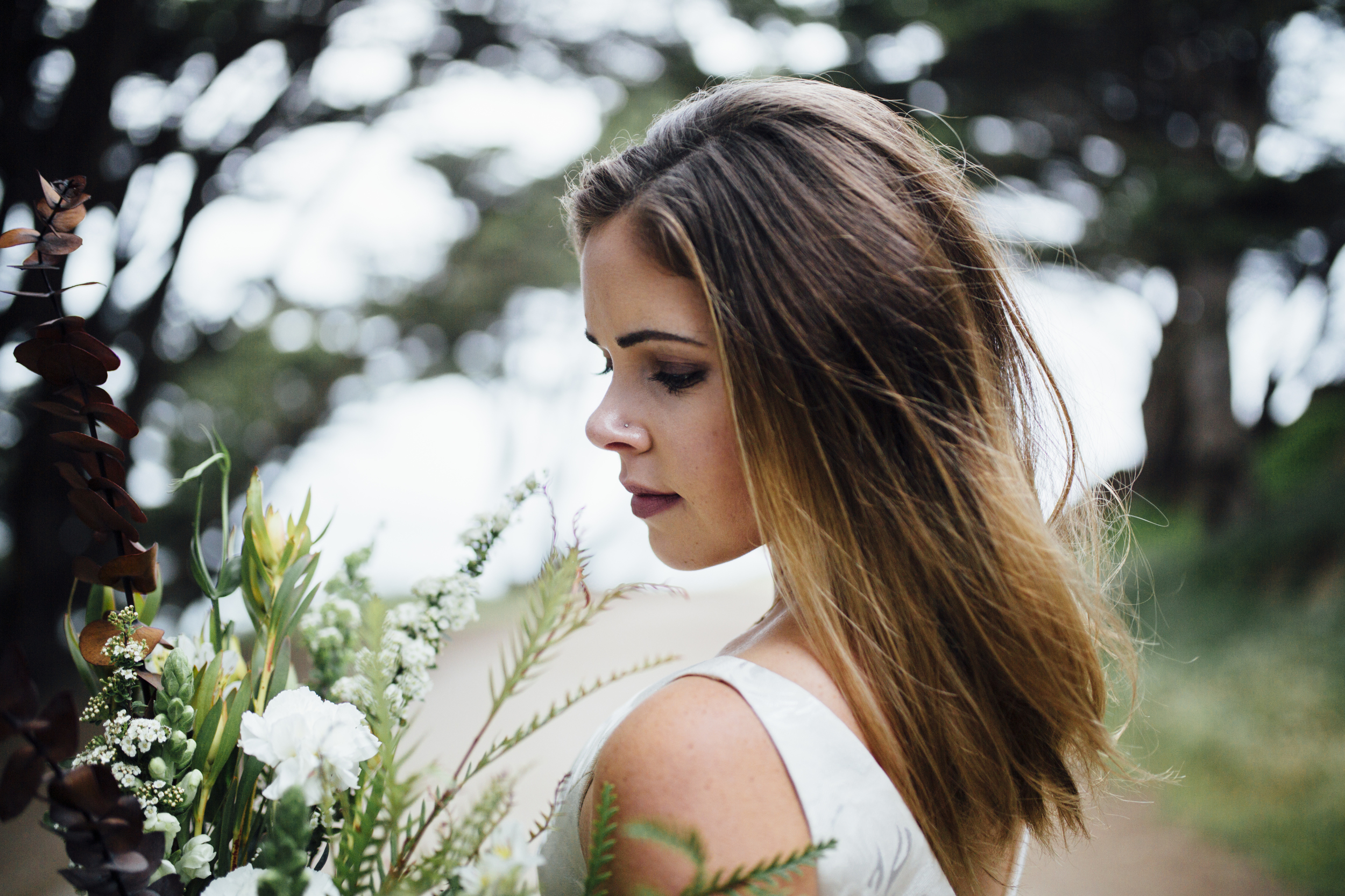  Nataly Zigdon Photography | San Francisco Bridal Shoot | Lands End | Roots Floral Design 